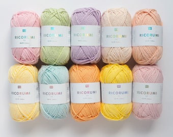 Creative Ricorumi Cotton Yarn DK 25gr (Pastel Tone)