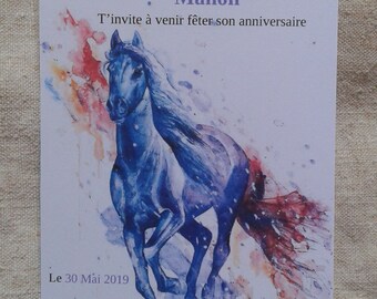 Anniversaire Cheval Etsy