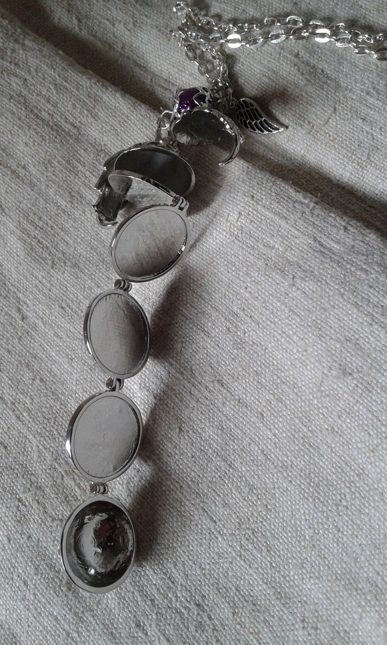 necklace silver-door medallion