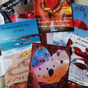 alternative to the guest book, 52 postcards to send to the bride and groom, throughout the year
