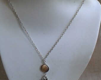 collier "croix noeud celtique"
