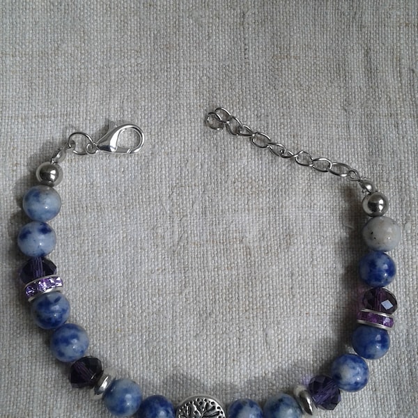 bracelet "arbre de vie et perles"