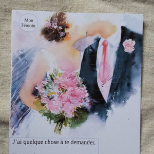 carte à gratter , aspect flouté, "demande de témoin", personnalisable