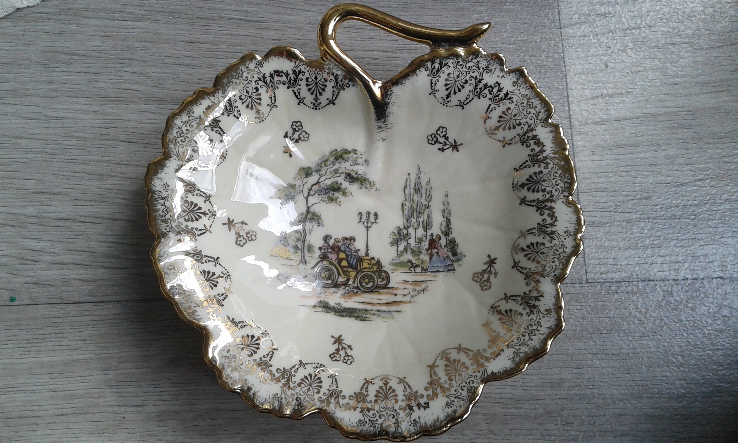 Petit Vide Poche en Porcelaine de Limoges