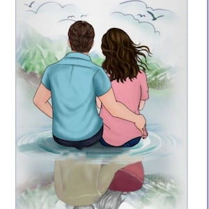 affiches "couple d'amoureux", personnalisables