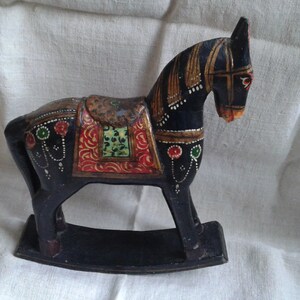 small rocking horse of India