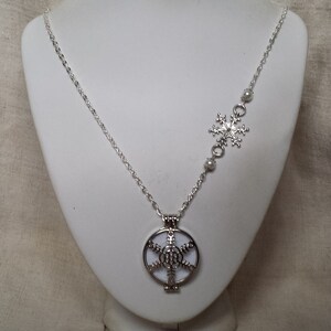aromatherapy necklace &quot;snow&quot;
