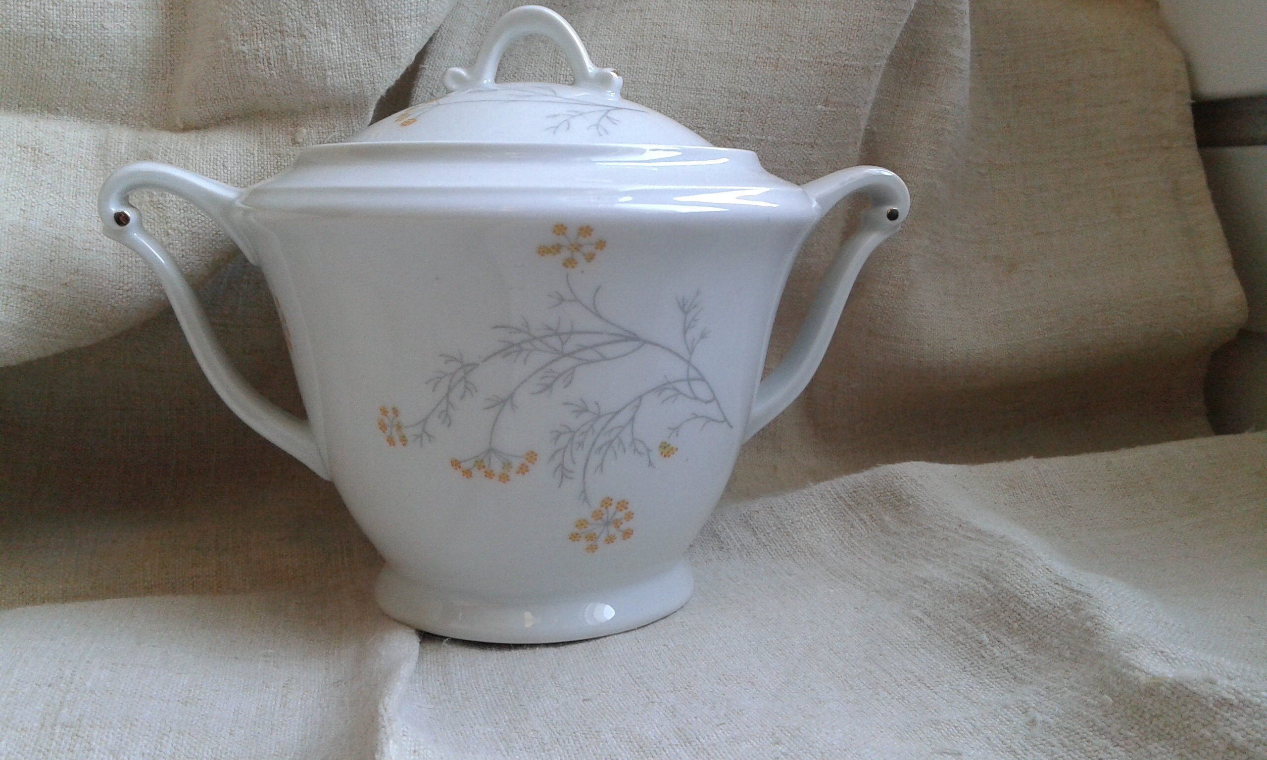 Pot à Sucre, Porcelaine de Limoges