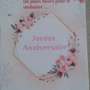“happy birthday” planting card, 2 models