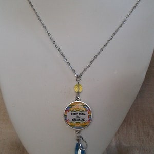 necklace &quot;too cool my godmother&quot;