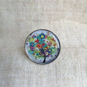 adjustable ring &quot;multicolored tree of life&quot;