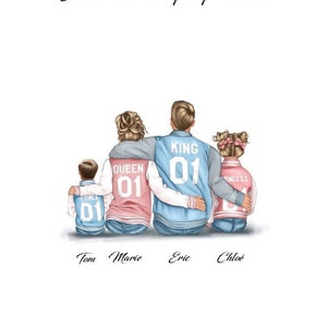 affiches "famille", personnalisables