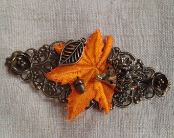 brooch "hedgehog"