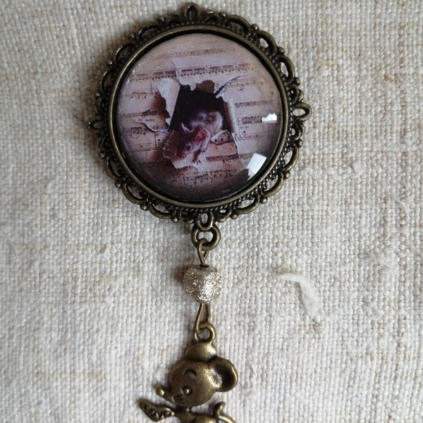 broche "souris"