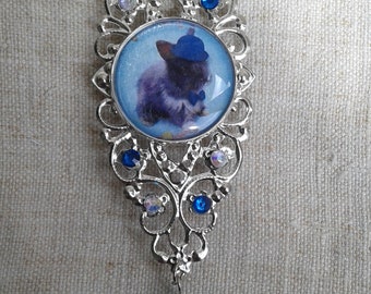 brooch &quot;rabbit in the hat&quot;