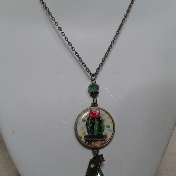 collier "cactus"