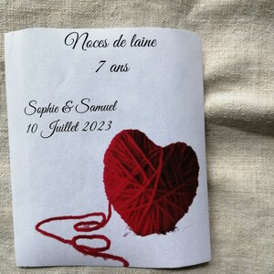 carte "anniversaire de mariage", personnalisable image 3