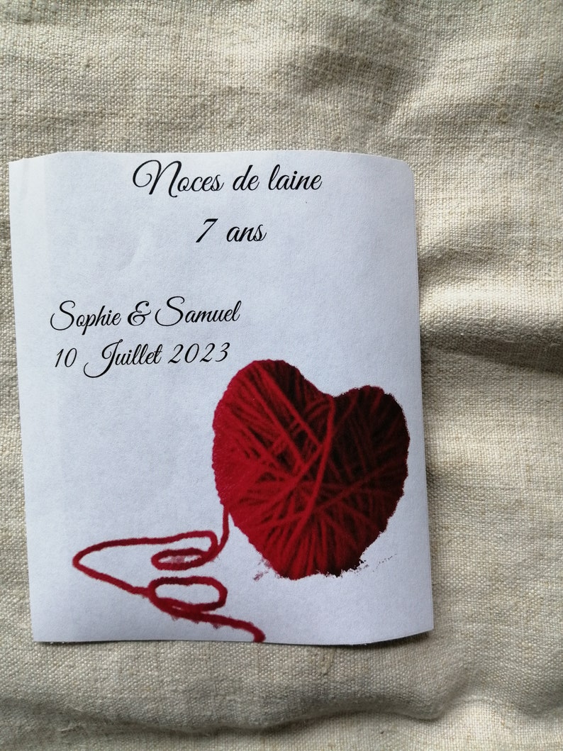 carte "anniversaire de mariage", personnalisable image 3