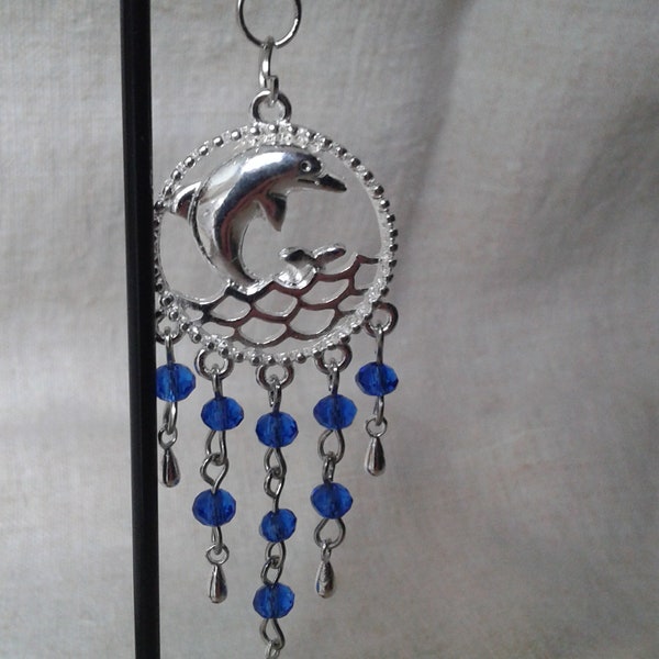 boucles d'oreilles clips "dauphin"