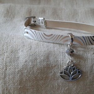 belt and lotus flower bracelet