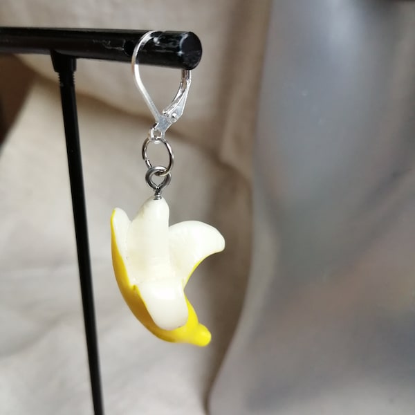 boucles d'oreilles enfant dormeuses "banane"