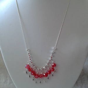 ketting &quot;steentjes en rode bruiloft&quot;