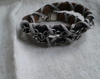 bracelet cordon cuir