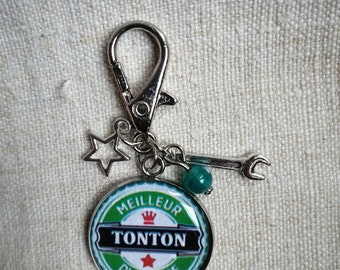 Keychain "Best uncle in the world"