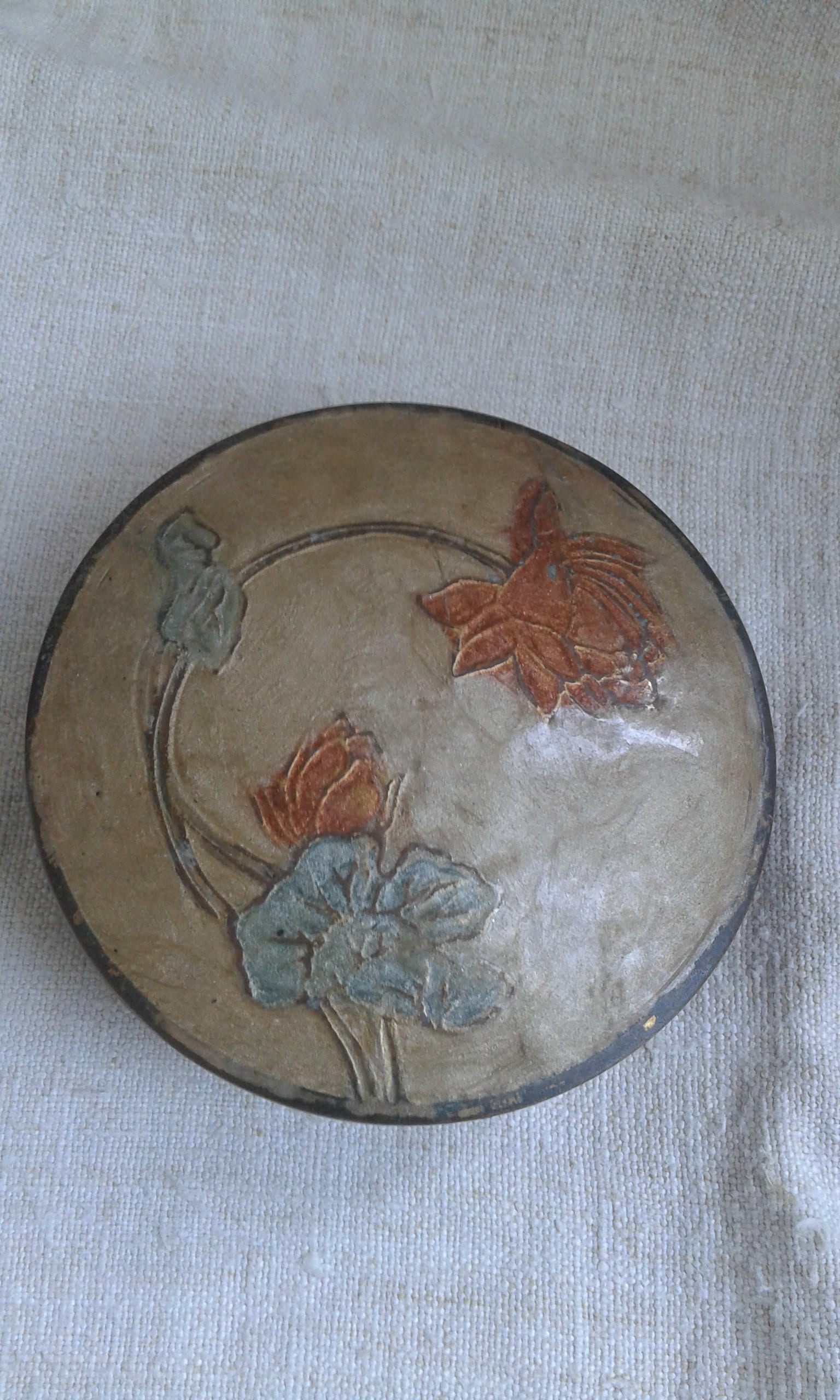 Boite Vintage, en Laiton Cloisonné