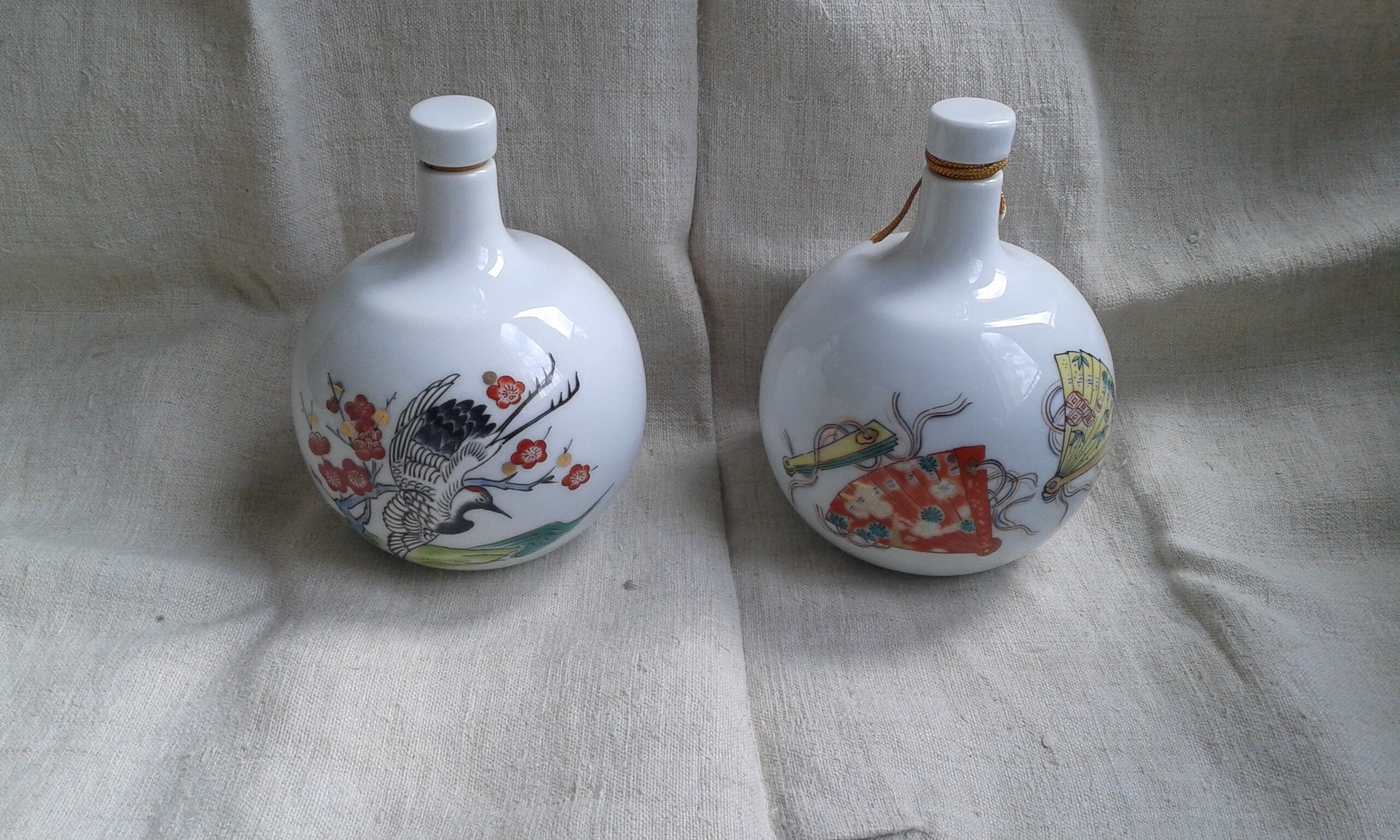 2 Petites Bouteilles Chinoises Vintage
