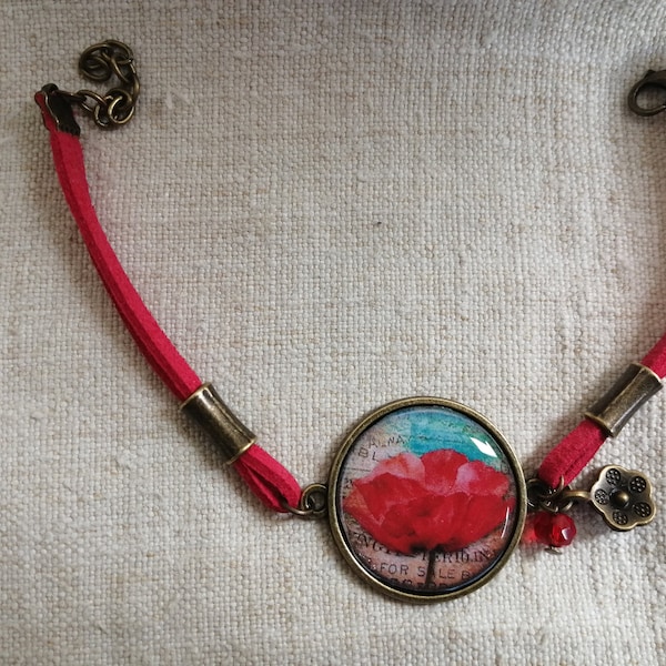 bracelet "coquelicot"