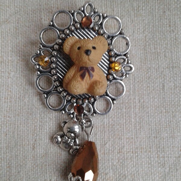 broche "ourson"