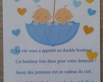 Carte Felicitations Naissance Etsy France