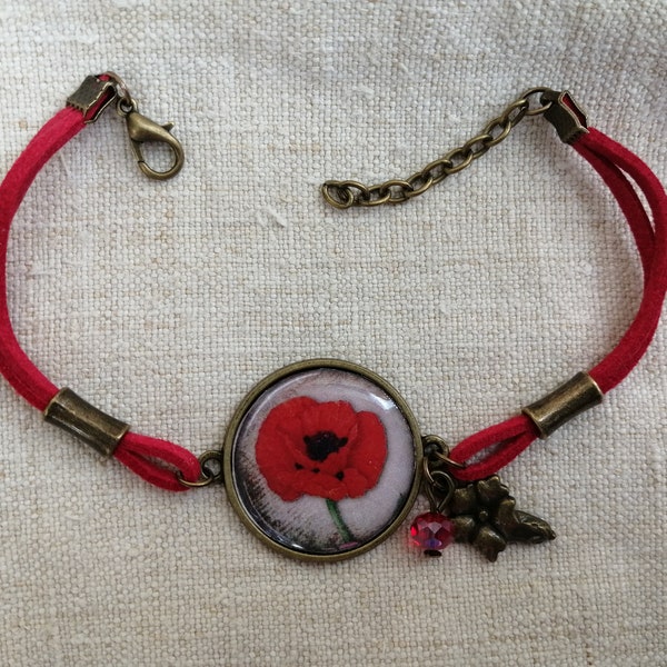 bracelet "coquelicot"