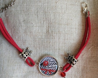 bracelet "ladybug and lucky charm"