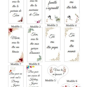 carte et ballon avec message, personnalisable image 8