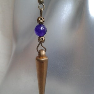 earrings "bronze peak"