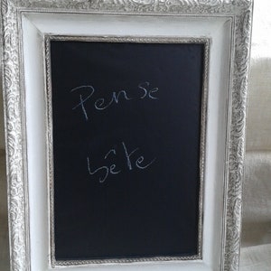 frame, transformed into a kaolin patinated slate and artichoke painting