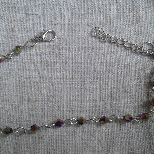 bracelet "perles multicolores"