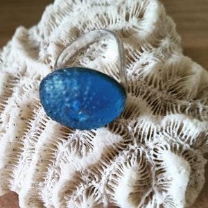 Anillos de erizos de mar, plata de ley, resina, erizos de mar de colores, anillos de mujer, joyas náuticas, anillos de naturaleza