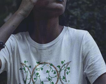 Earth Triple Moon T-Shirt: Pagan Wiccan Clothing