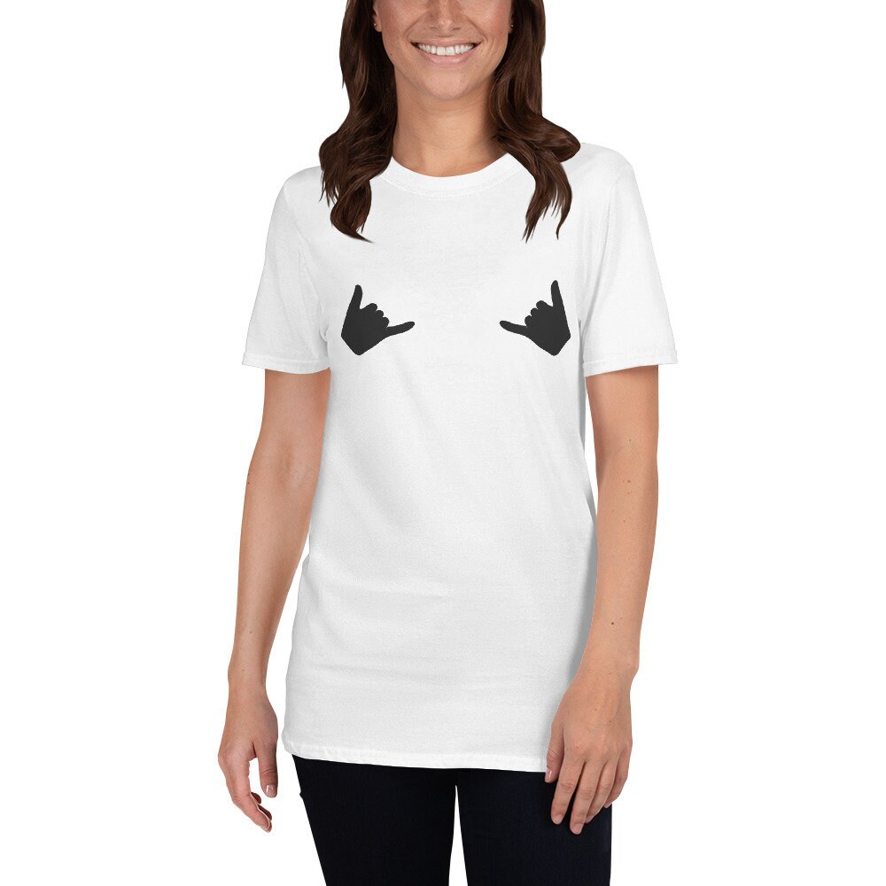 Shaka Boobs Short-sleeve Unisex T-shirt - Etsy