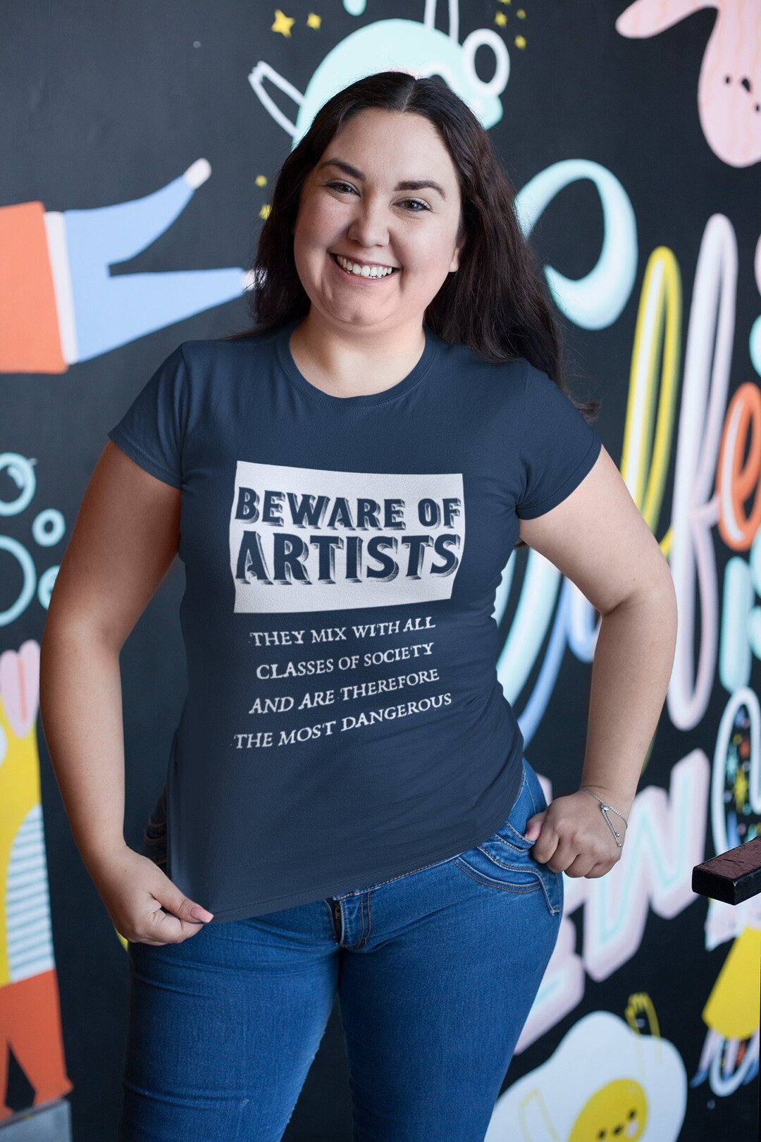 ARTIST T-SHIRT Beware of Artists Artist Shirt Artist Gift - Etsy