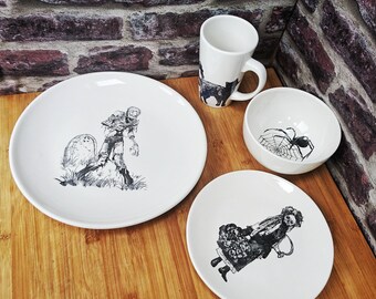 Skull dinnerware | Etsy Skull dinnerware | Etsy