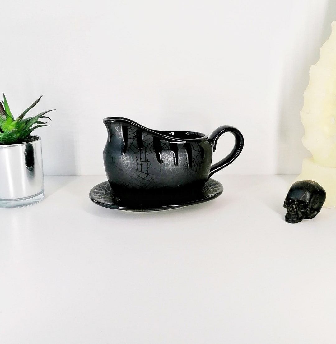 Matte Gravy Boat, Matt Black s, Large Gravy Dish, Kitchenware and