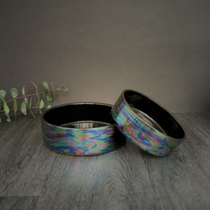 Oil Slick Pet Bowl, Black Food Bowls, Iridescent Pets, Animal Feed, Dog Biscuits, Cat Water, Rainbow Ceramic, Holographic Dish, Fur Baby
