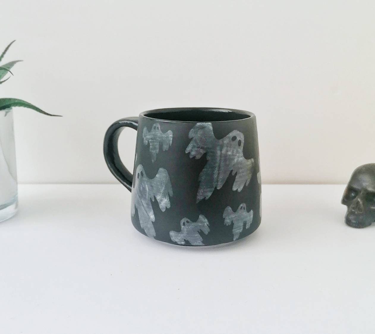 Ghost Stumpy Mug Spooky Ghost Gothic Cup Tea Coffee Lover - Etsy