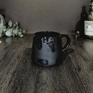 Matte Stumpy Mug, Coffin Goth Drink, Casket Gothic Cup, Tea Coffee ...