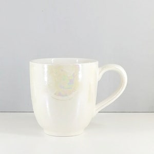 Oil Slick Mega Mug, Pearlescent Style Mugs, Extra Large, Petrol Effect Cup, Tea Coffee Lover, 17 Fluid Ounces, Unique Gift Ceramic image 8