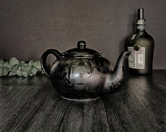 ゴシックスカルセット、ゴススカルティーセット、マットブラックセット